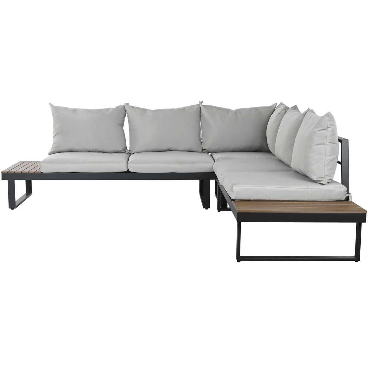 Divan we stol toplumy Home ESPRIT Alýumin 227 x 159 x 64 sm-3