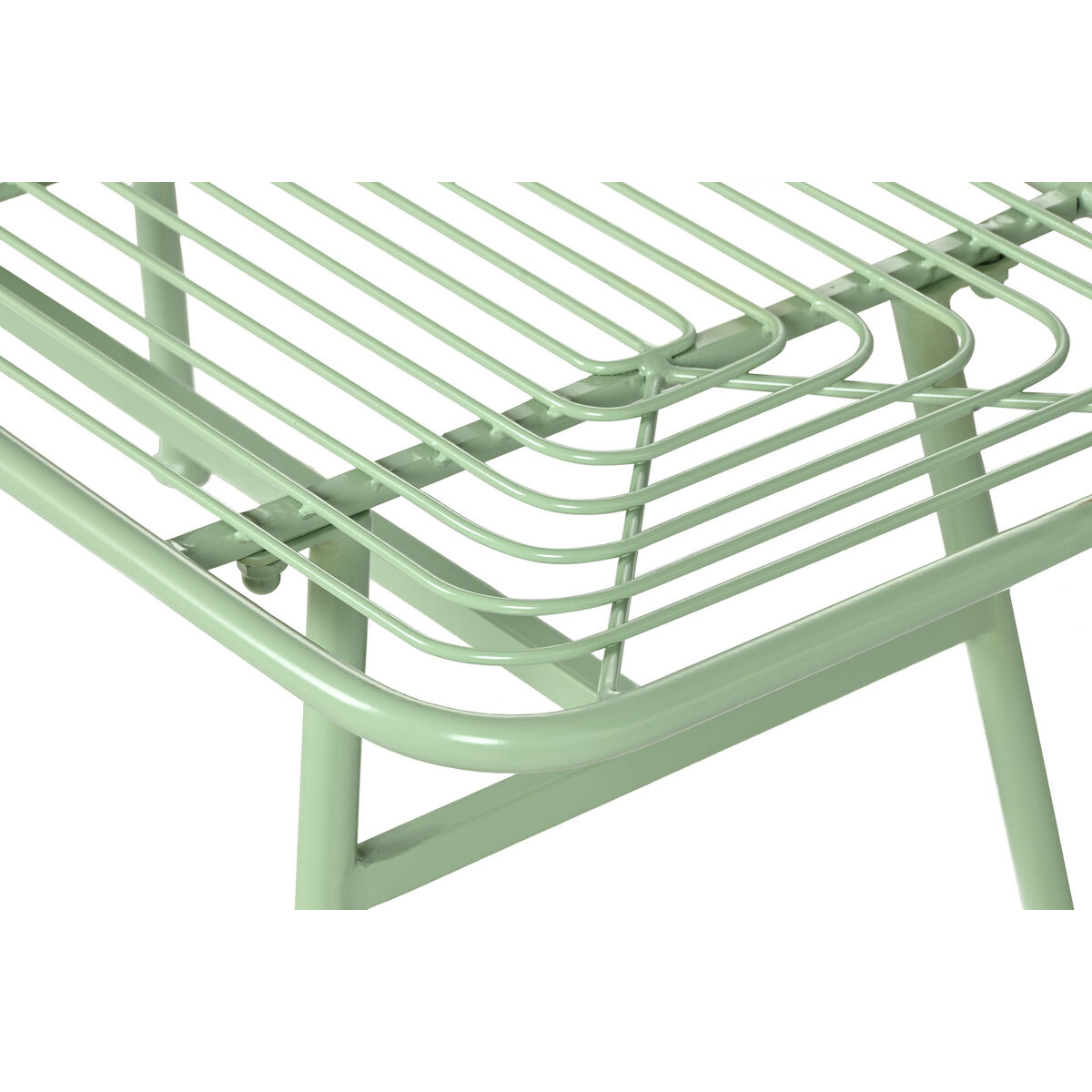 Stoluň toplumy we 3 oturgyç Home ESPRIT Nan Metal 115 x 53 x 83 sm-5