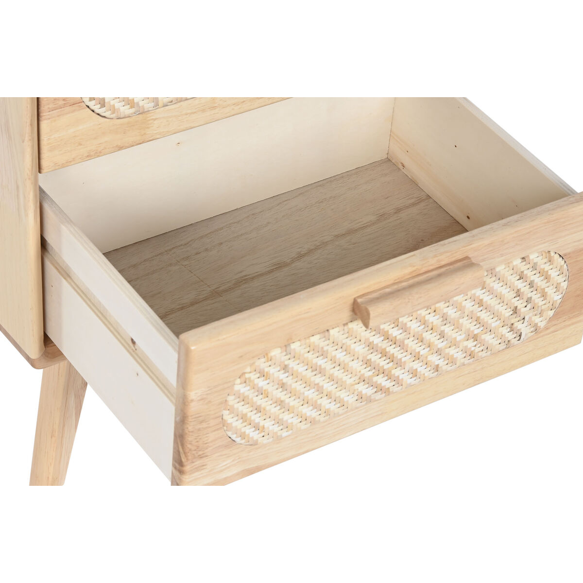 Ночной столик Home ESPRIT Деревянный Металл ротанг 40 x 30 x 48 cm-2