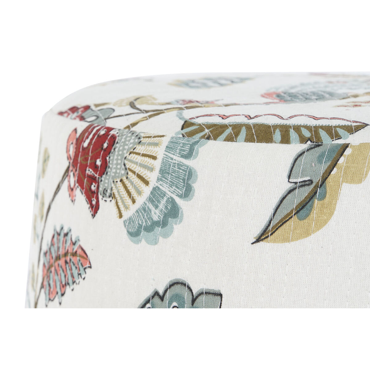 Подставка для ног Home ESPRIT Древесина манго 40 x 40 x 47 cm Белый-3