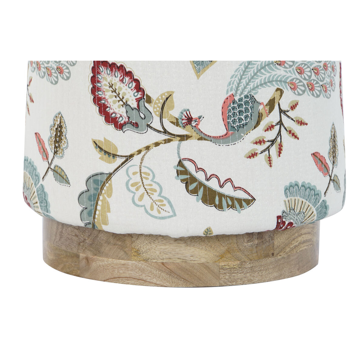 Подставка для ног Home ESPRIT Древесина манго 40 x 40 x 47 cm Белый-4