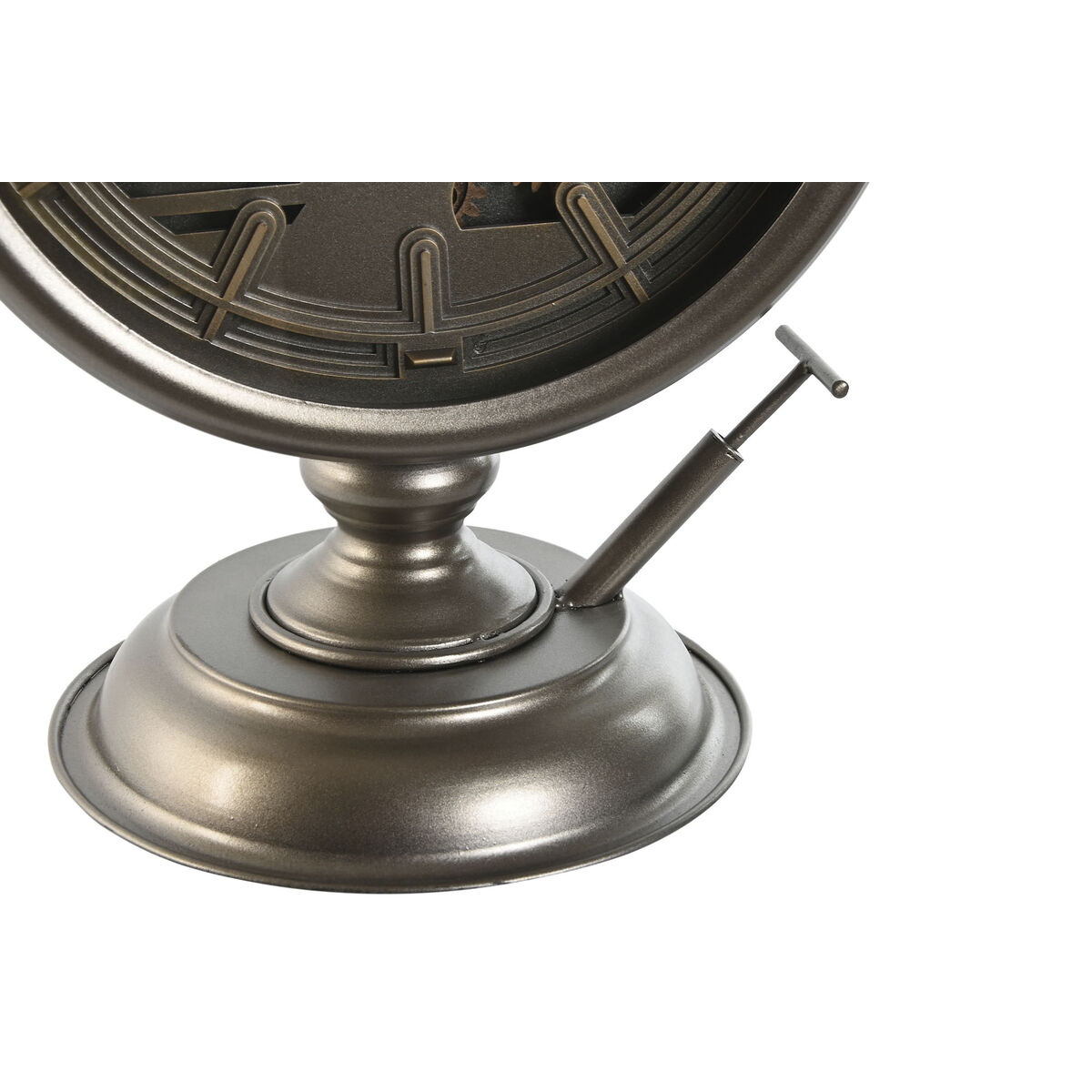 Настольные часы Home ESPRIT Серебристый Стеклянный Железо 21,5 x 18,6 x 51,5 cm-4