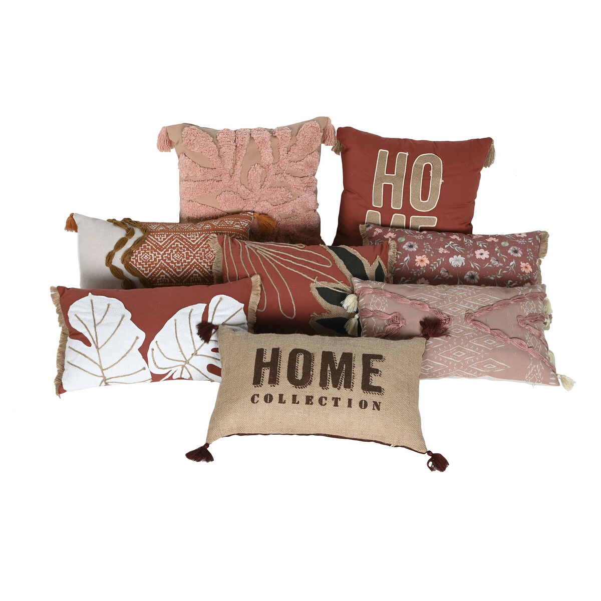 Подушка Home ESPRIT Цветы печатные Boho 50 x 5 x 30 cm-4
