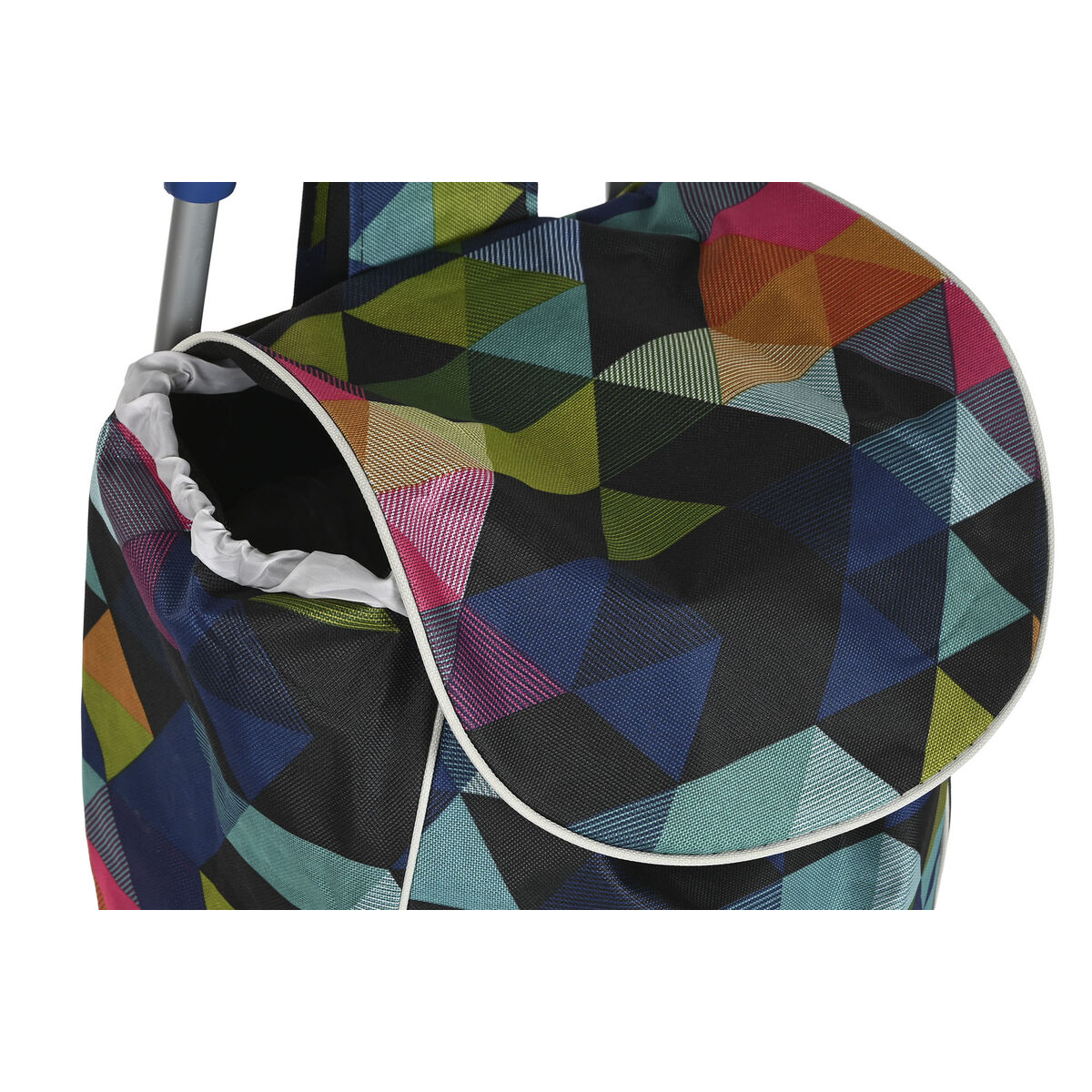 Shopping basket Home ESPRIT Blue 37 L 34 x 28 x 96 cm-2