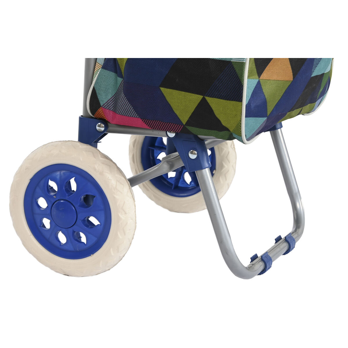 Shopping basket Home ESPRIT Blue 37 L 34 x 28 x 96 cm-3