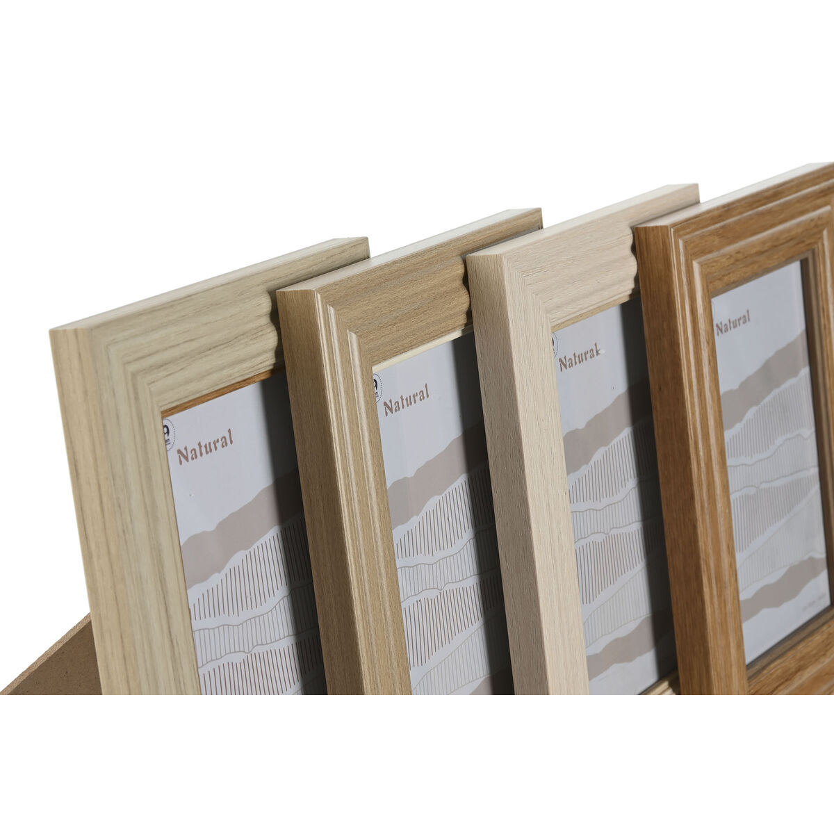 Фото рамка Home ESPRIT Разноцветный Стеклянный полистирол 16,2 x 1,6 x 21,2 cm (4 штук)-2