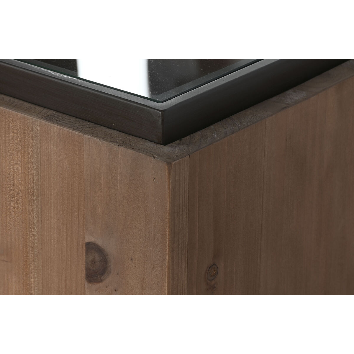 Console Home ESPRIT Glass Spruce 122 x 30 x 80 cm-3