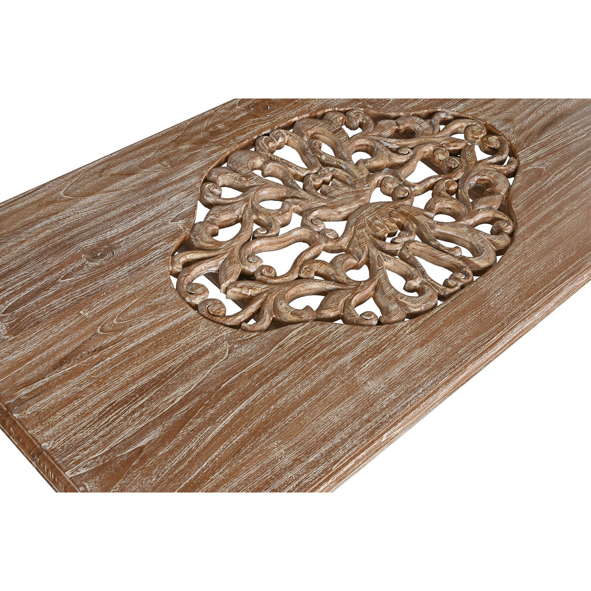 桌子套装和3张椅子Home ESPRIT米色天然柚木133 x 60 x 70 cm-8