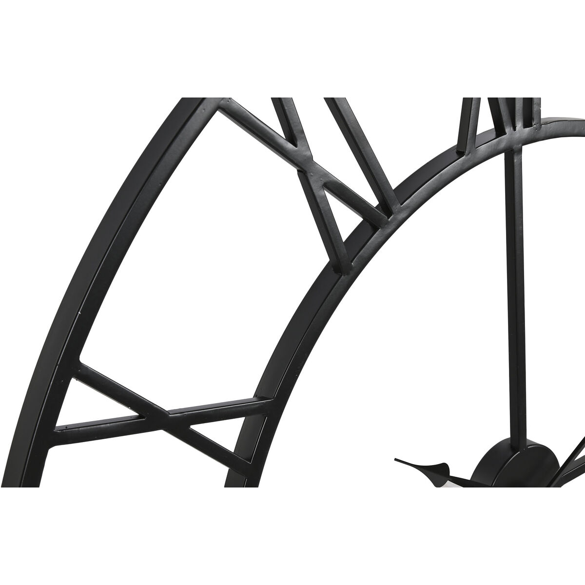 Настенное часы Home ESPRIT Чёрный Металл 100 x 3 x 100 cm-2