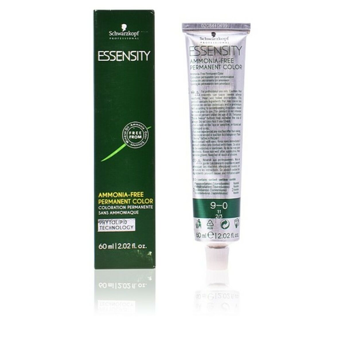 Permanent Paint Essensity 9-0 Schwarzkopf Ammoniakfrei (60 ml)-2