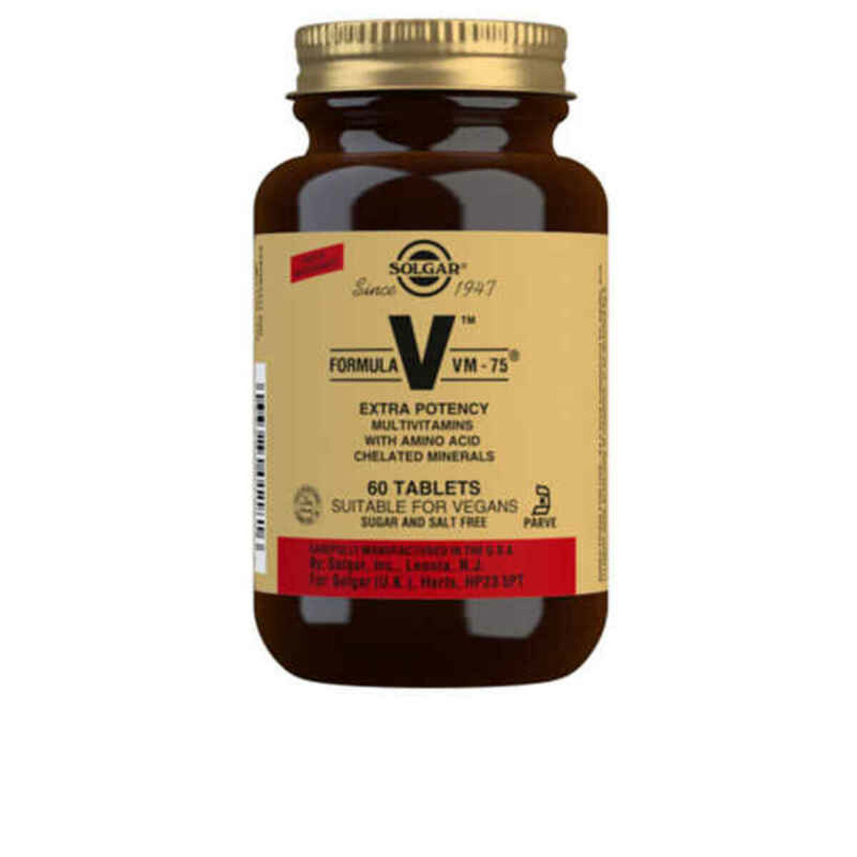 Formel VM-75 Solgar (90 uds)
