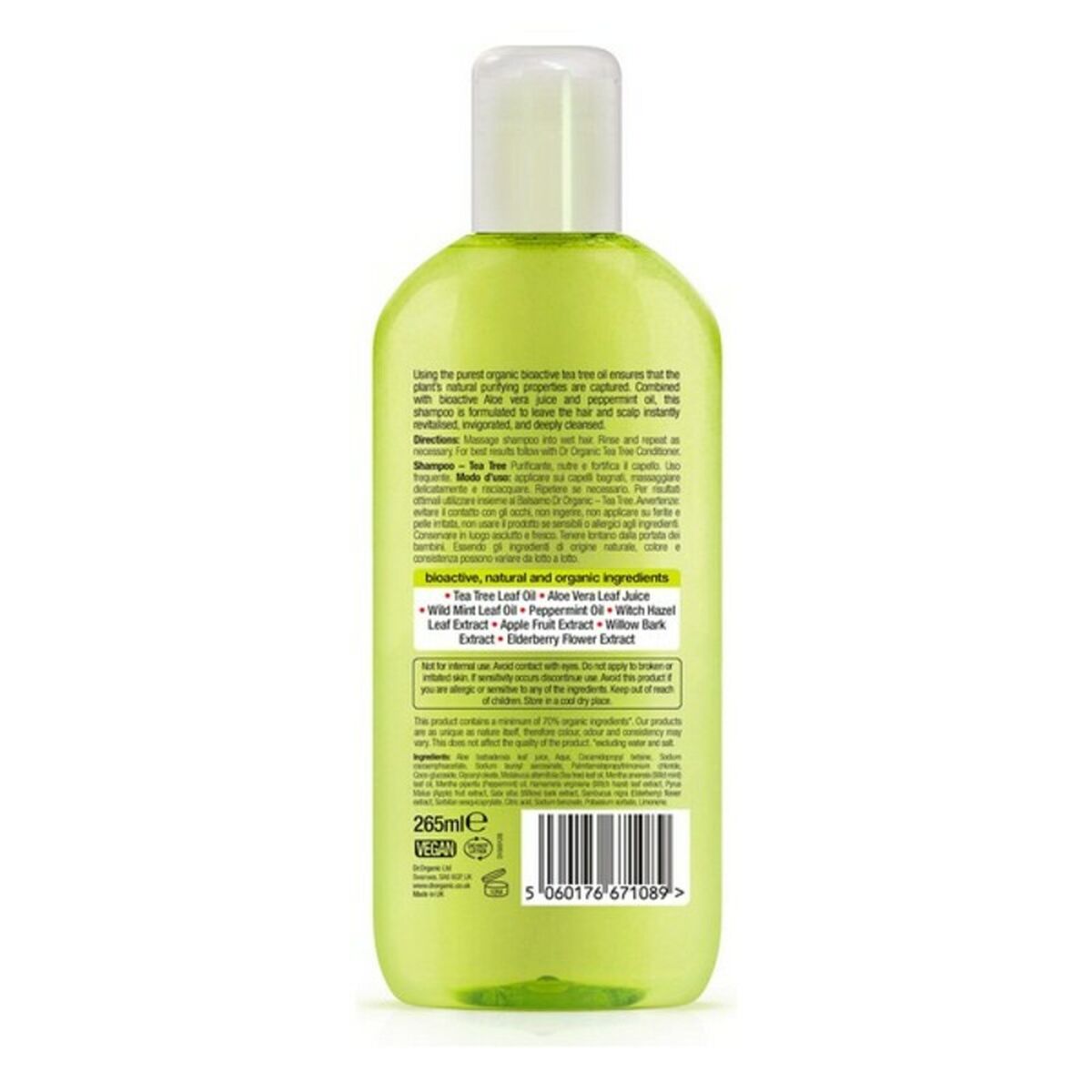 Bioactive Organic Dr.Organic Bioactive Organic 265 ml șampon de curățare-2