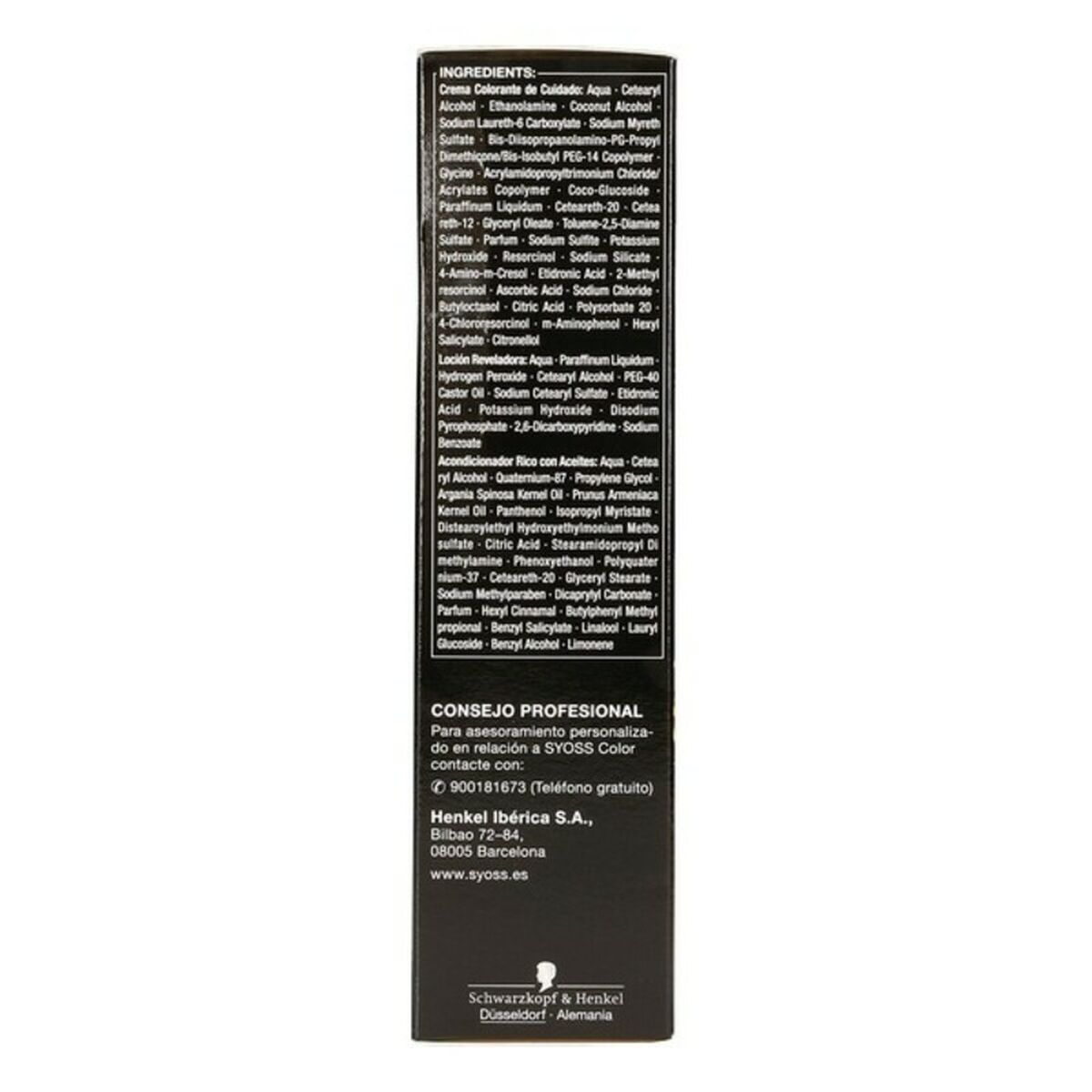 Pintura permanente Syoss Olio Intense Sin amoníaco Nº 7,10 Luz Natural-3