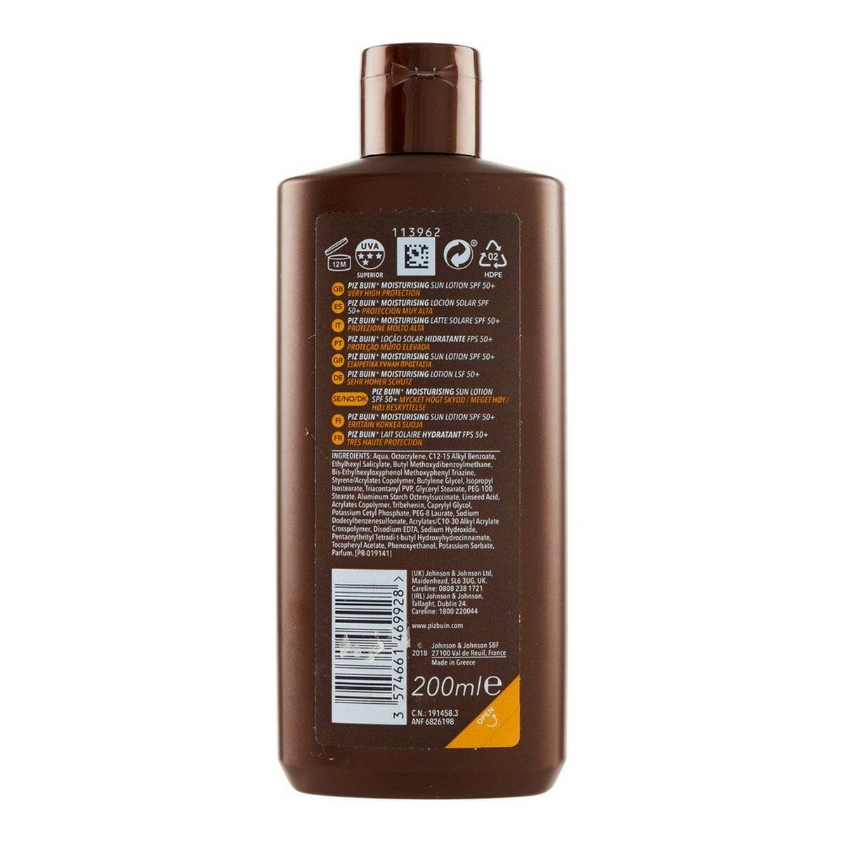 Лосьон после загара Piz Buin In Sun SPF 50+ 200 ml-3