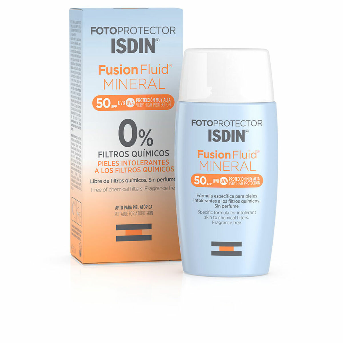 Засіб для захисту від сонця для імені Isdin Fotoprotector Fusion Fluid Mineral SPF 50 + 50 ml