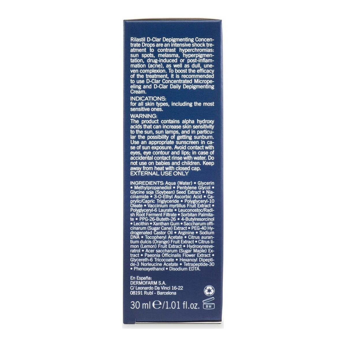 Концентрированное средство против пятен D-Clar Rilastil Clar 30 ml-4
