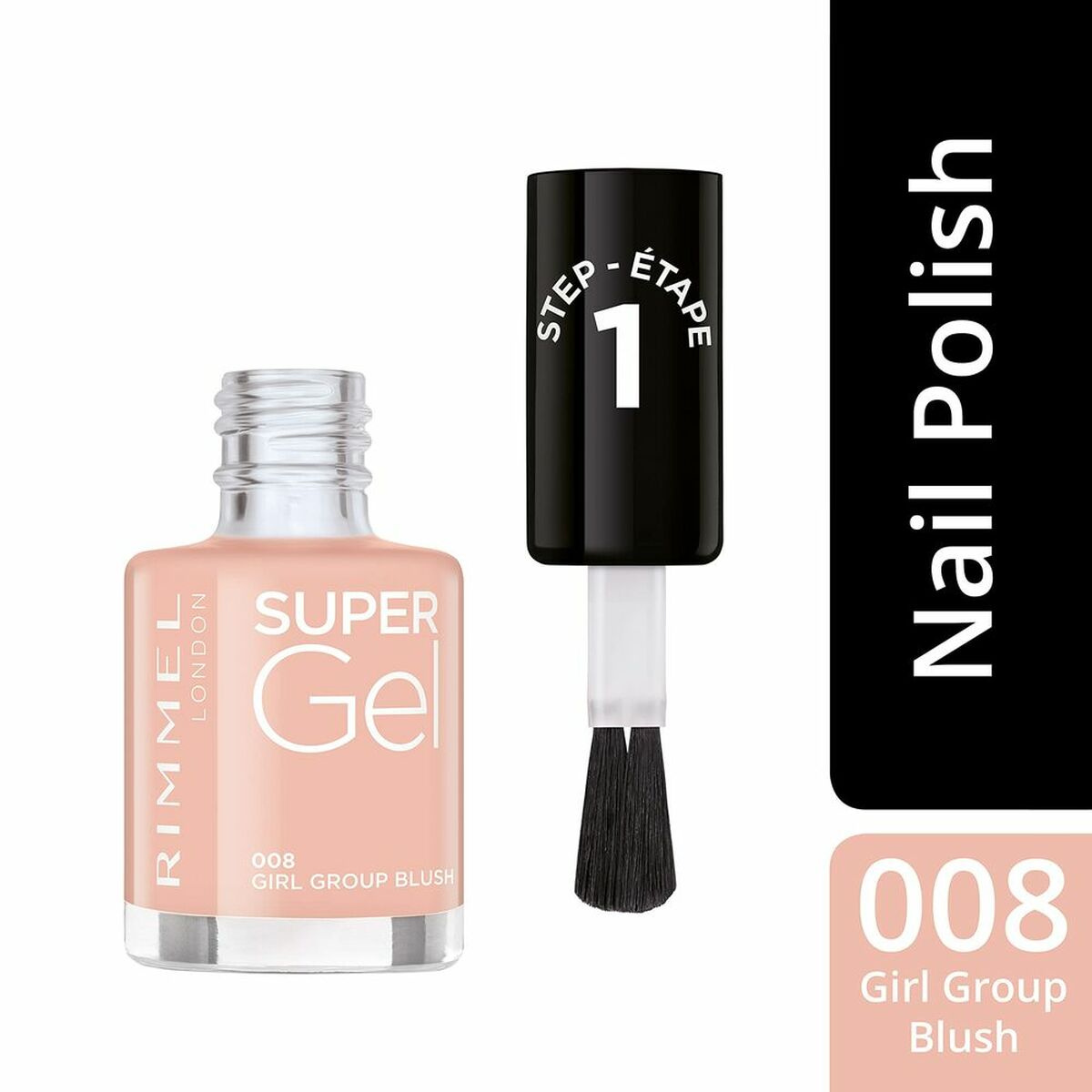 Super Rimmel London Nail Polish Nº 008 (12 ml)-3