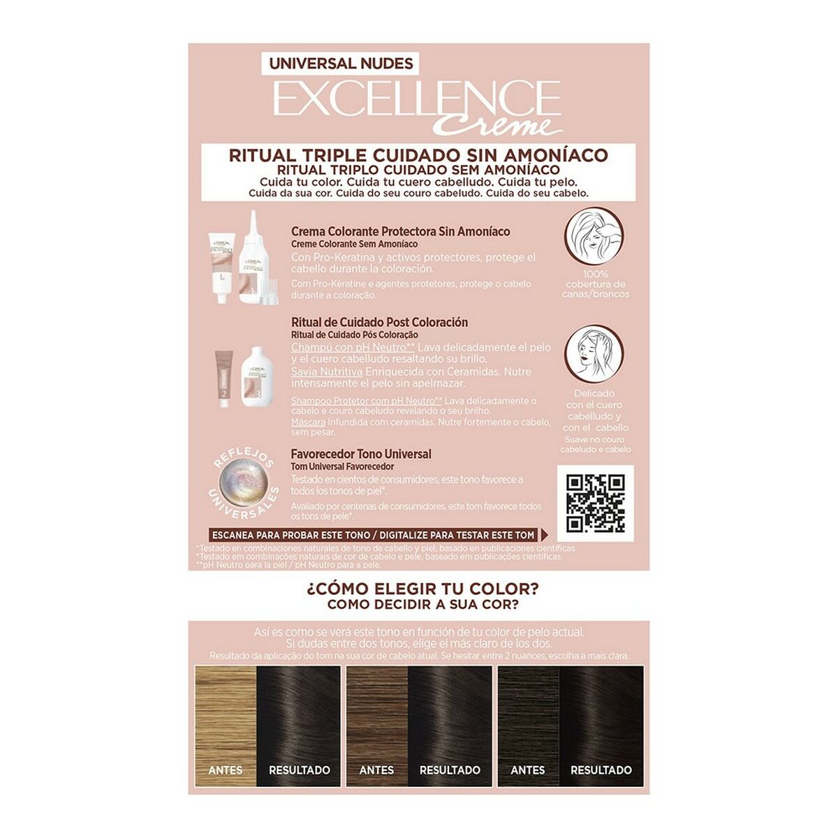 L'Oreal Make Up Excellence Ammonia Free Paint 2u-darkest brunette-3