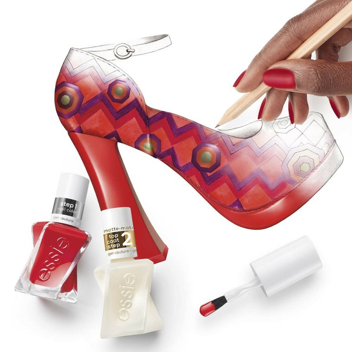 Essie Gel Couture Matte Nail Polish Fixer (13.5 ml)-4