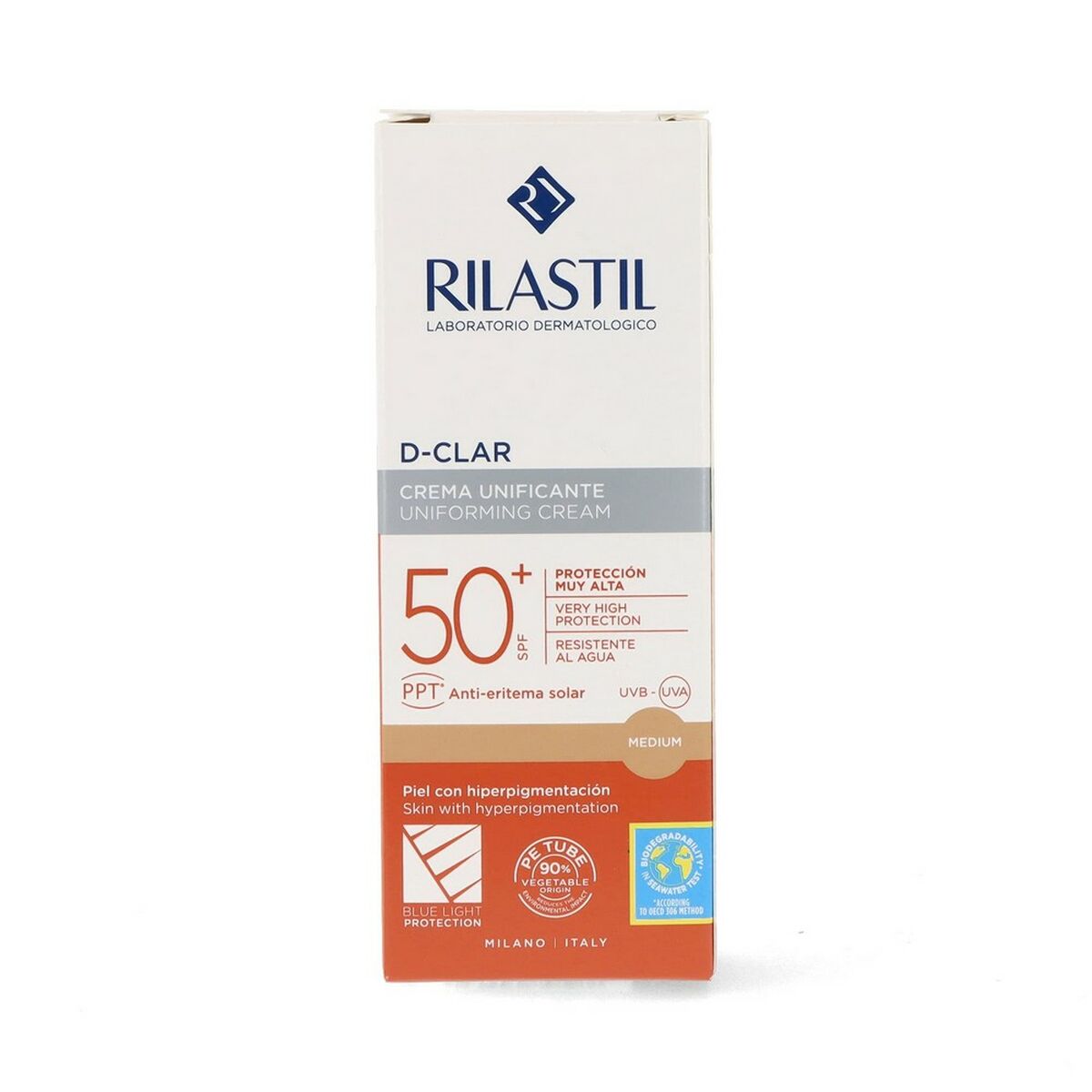 Жидкость против солнечных пятен Rilastil Sun System D-Clar Spf 50+ Medium (40 ml)-2