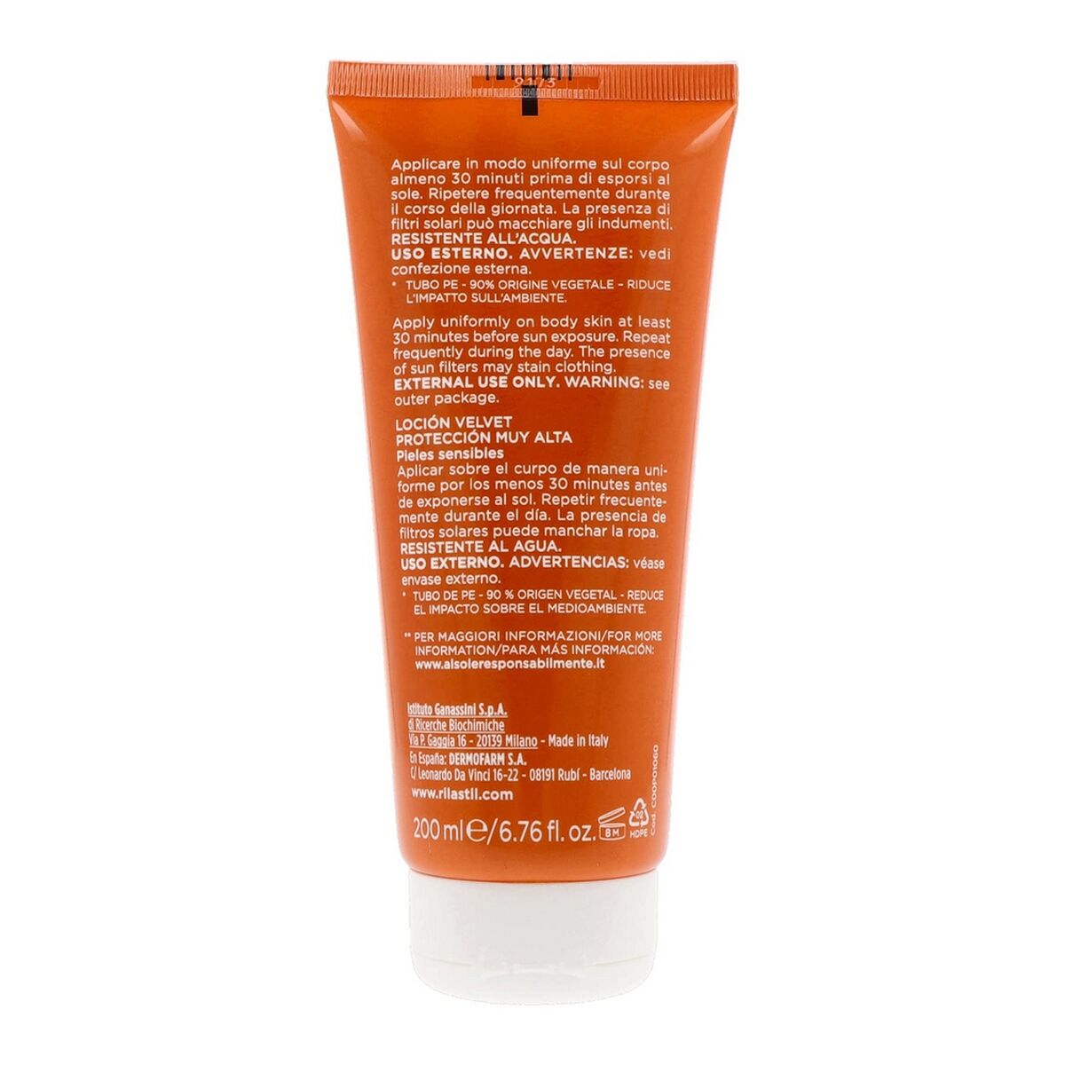 Latte dopo abbronzatura Rilastil Sun System Spf 50 + (200 ml)-2