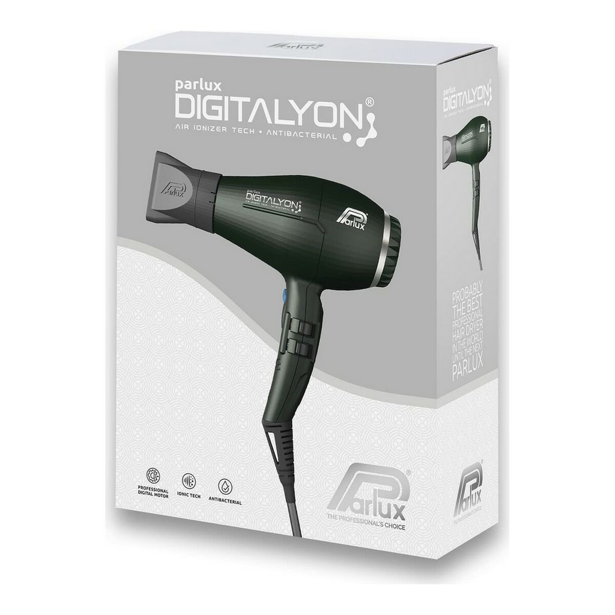 مجفف الشعر Parlux Digitalyon أيون Anthracite (2 pcs)-2