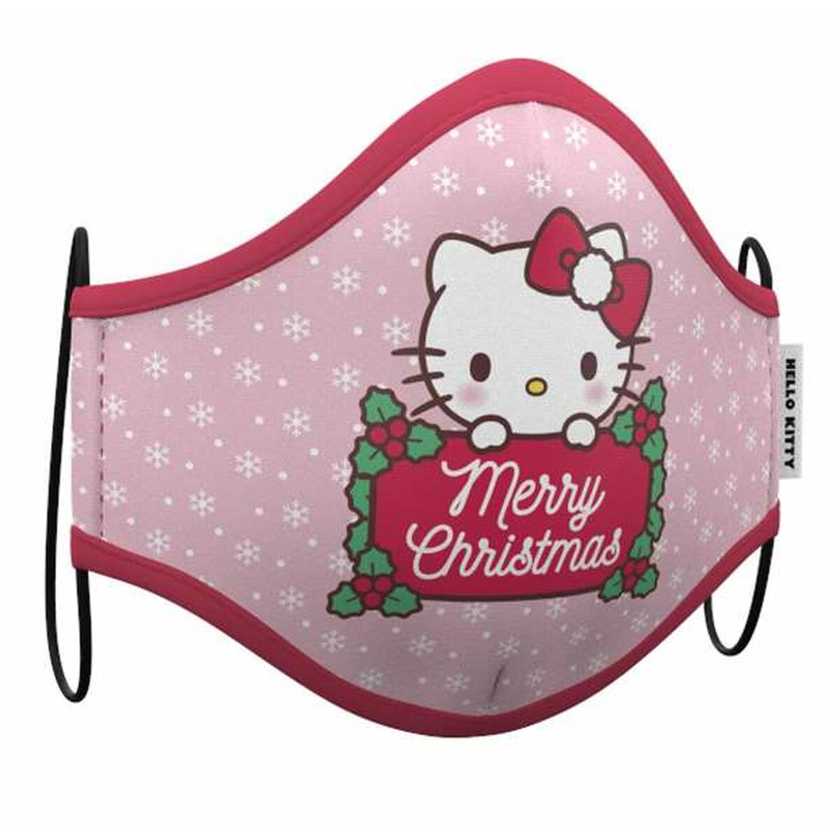 Гигиеническая маска многоразового использования Hello Kitty Рождество 2 Предметы Разноцветный-2