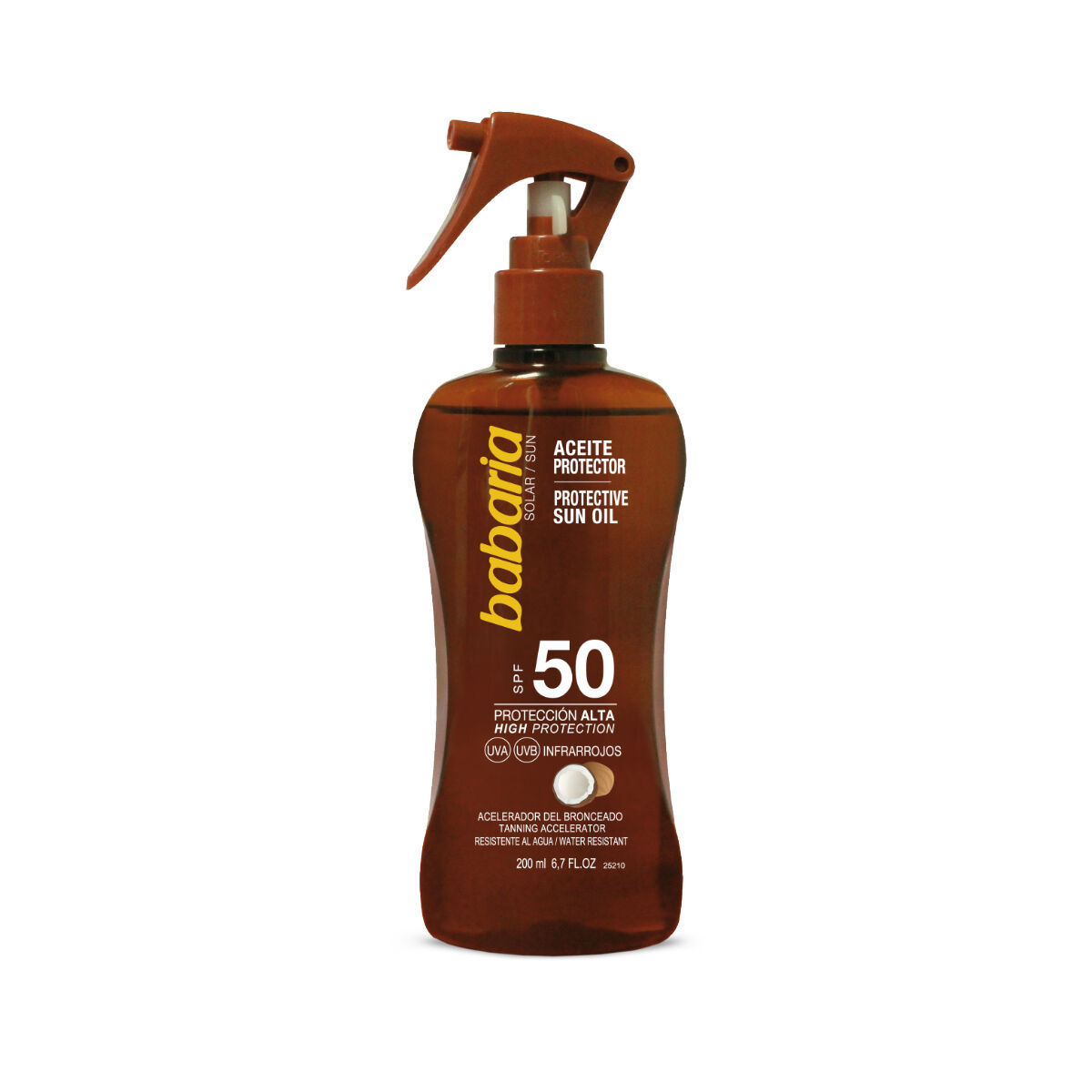 Защитное масло Babaria F-50 200 ml Кокос Spray-3