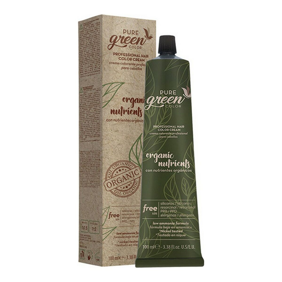 Crema colorante Pure Green N° 6.66 (100 ml)