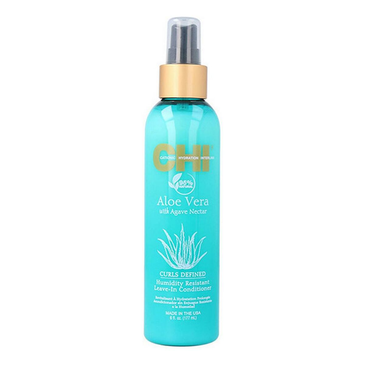 空调的Chi Aloe Vera Curls定义的叶子在法鲁克(177 ml)