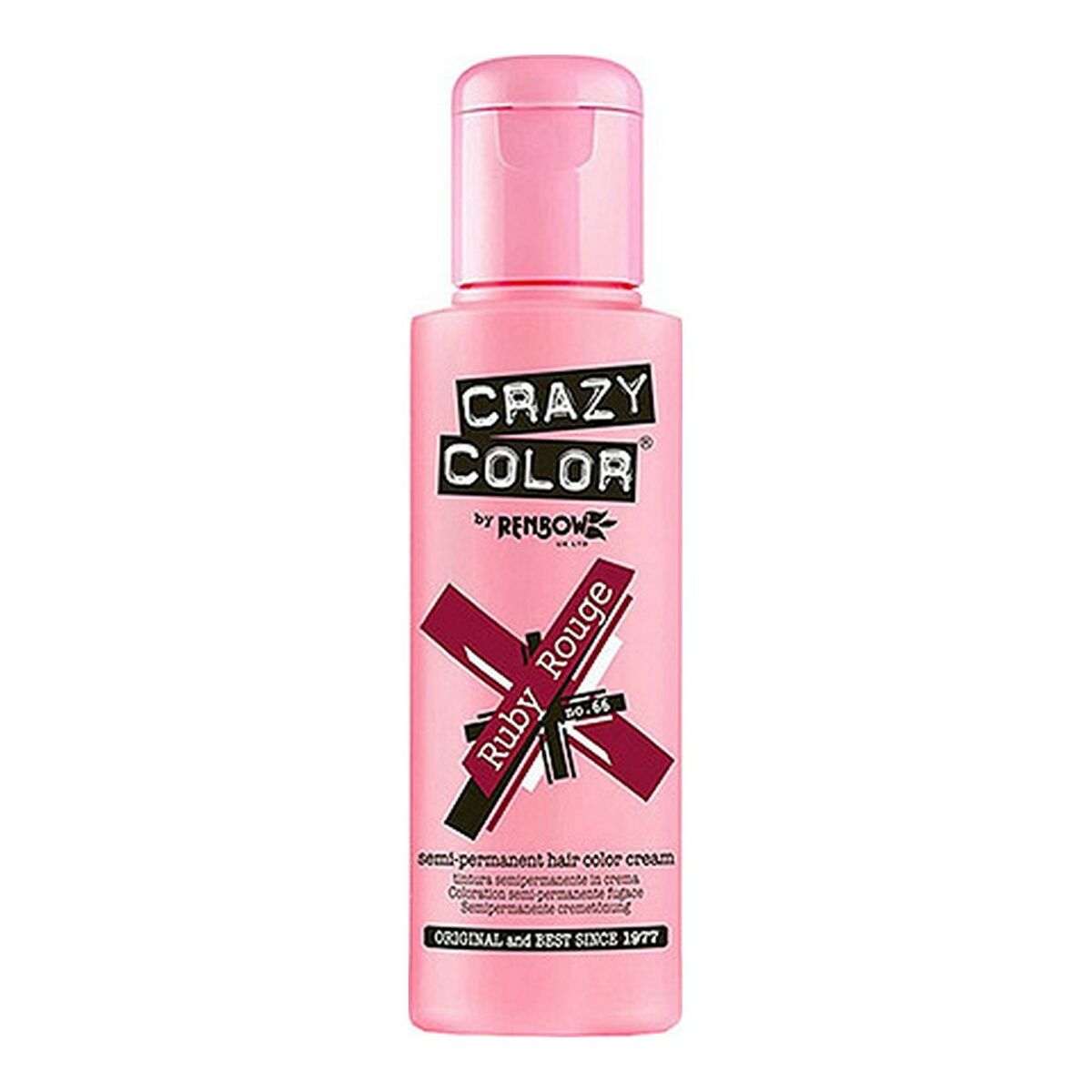 Vernice di Ruby Rouge Crazy Color N° 66 (100 ml)