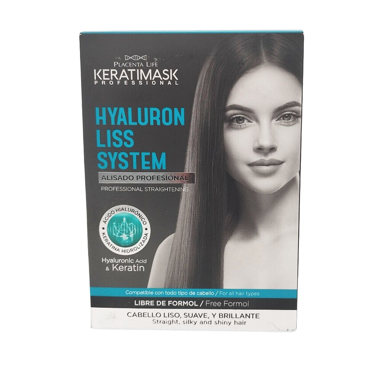 Профессиональный набор для выпрямления волос Be Natural Keratimask Professional Kit 3 Предметы-2