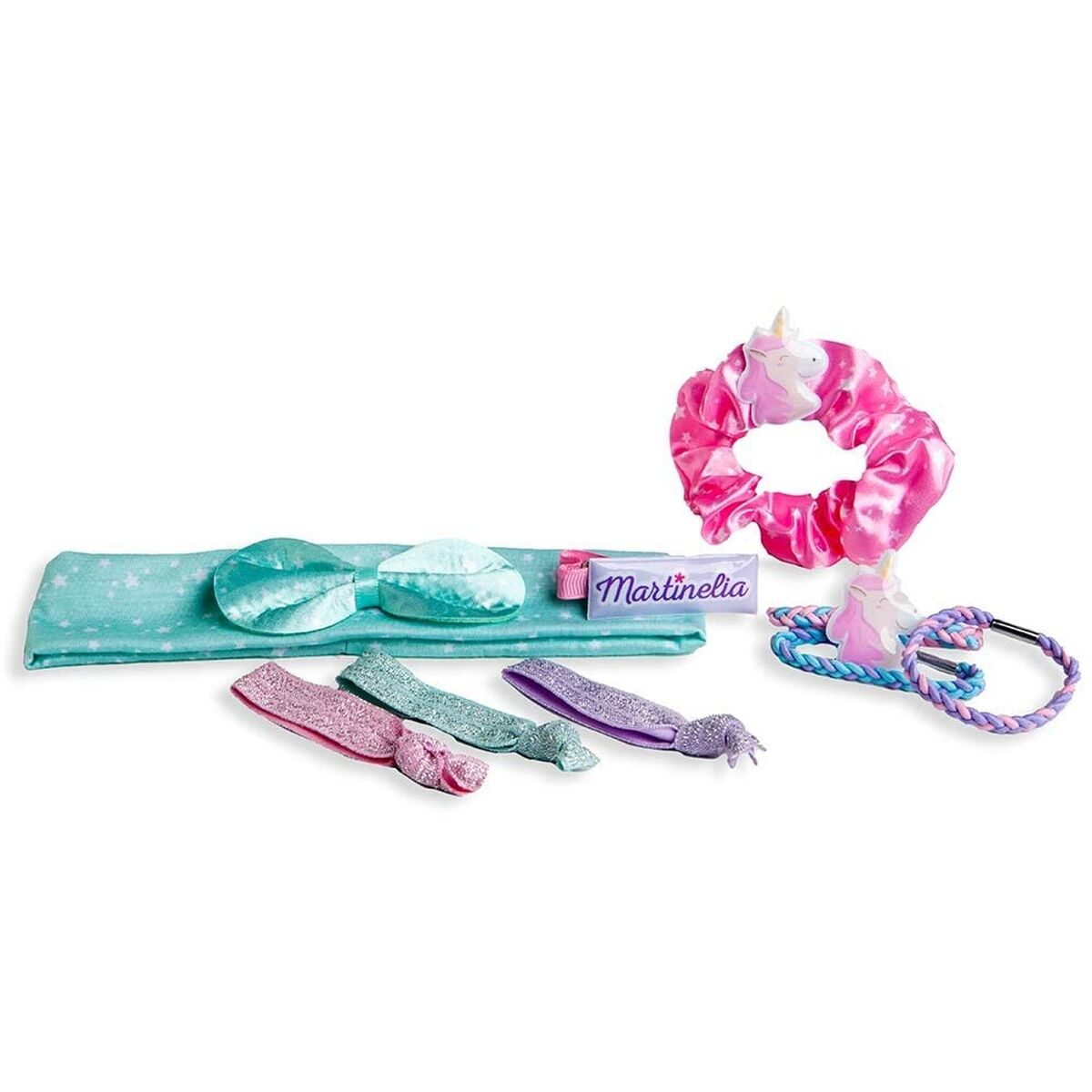 Zaino per bambini con accessori per capelli Martinelia Little Unicorn-2