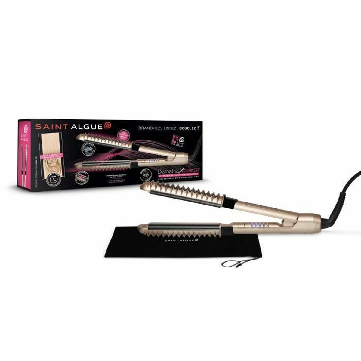 Щипцы для волос Saint-Algue Demeliss XCURLER 3965 Позолоченный-2