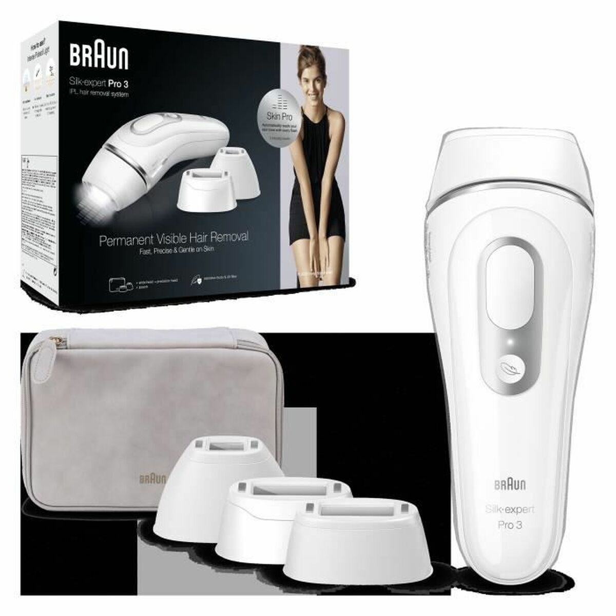 Лазерный электроэпилятор Braun  Silk expert Pro 3-3