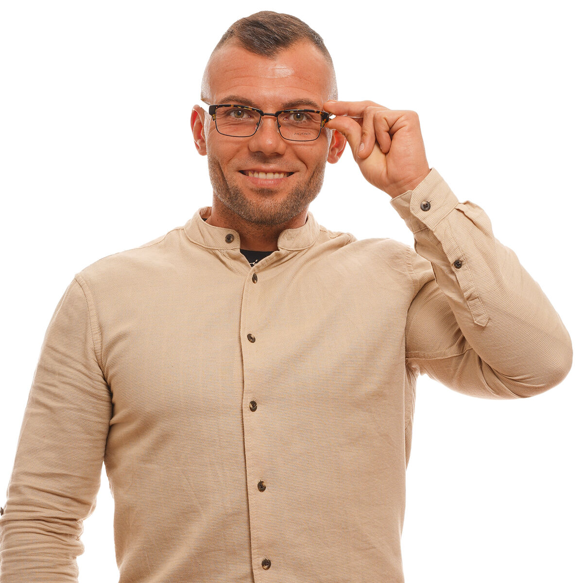 남자 Zac 포젠 ZLED 안경 프레임 53YT-4