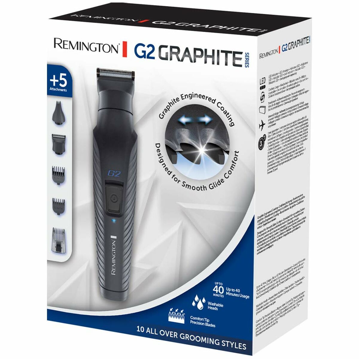 Беспроводная бритва Remington PG2000 Чёрный Нержавеющая сталь-2