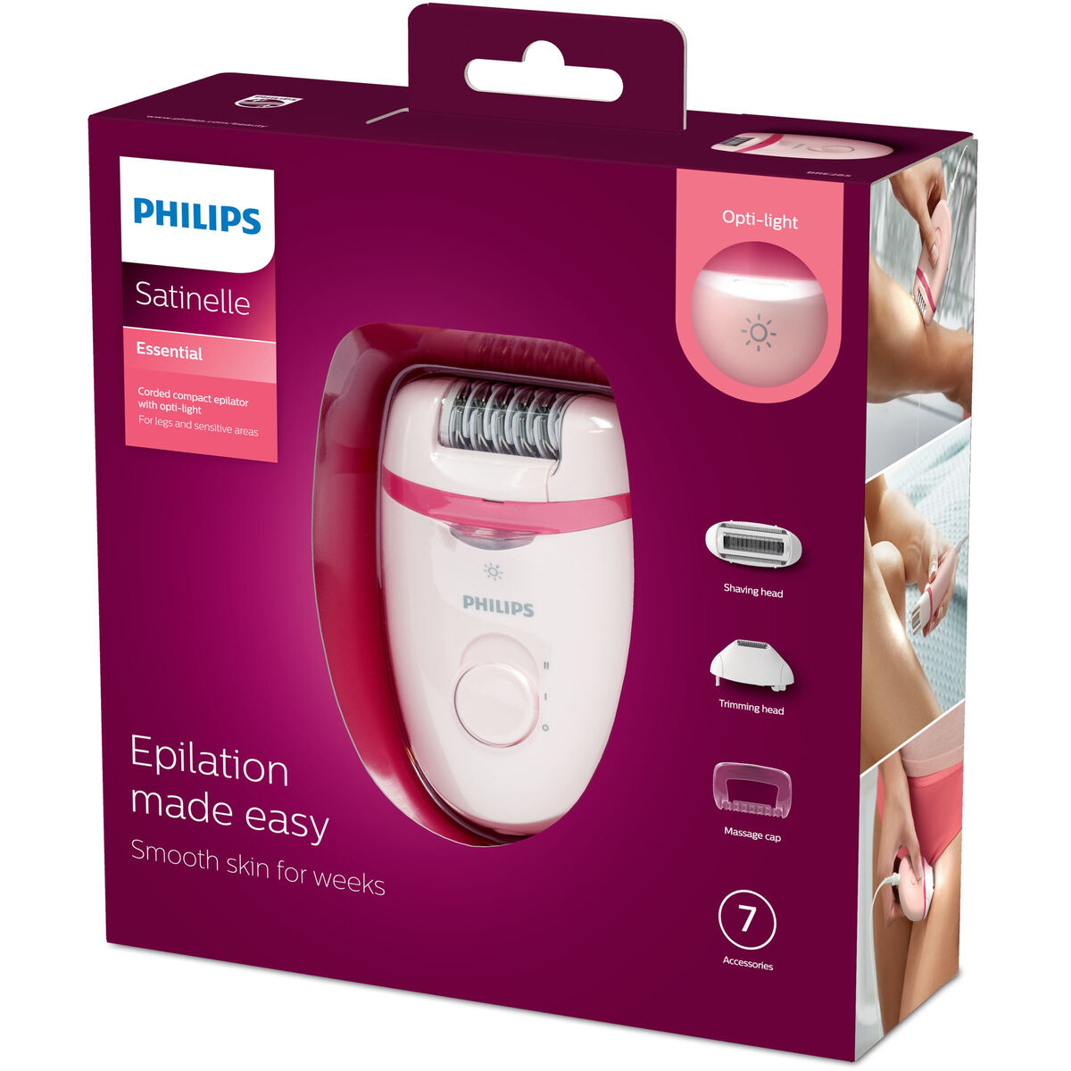 Электрический эпилятор Philips BRE285/00-2