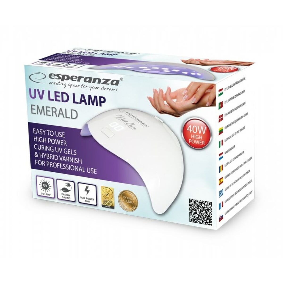 Сушилка для ногтей Esperanza EBN008 Белый 40 W-3