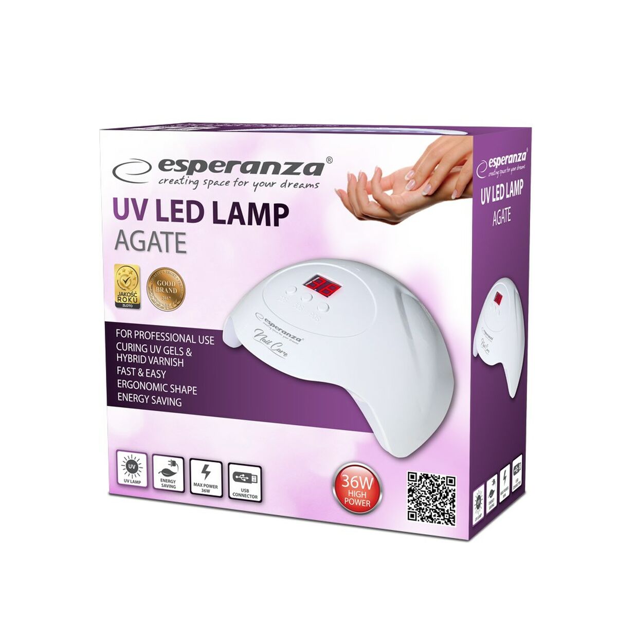 Сушилка для ногтей Esperanza EBN010 Белый 36 W-4