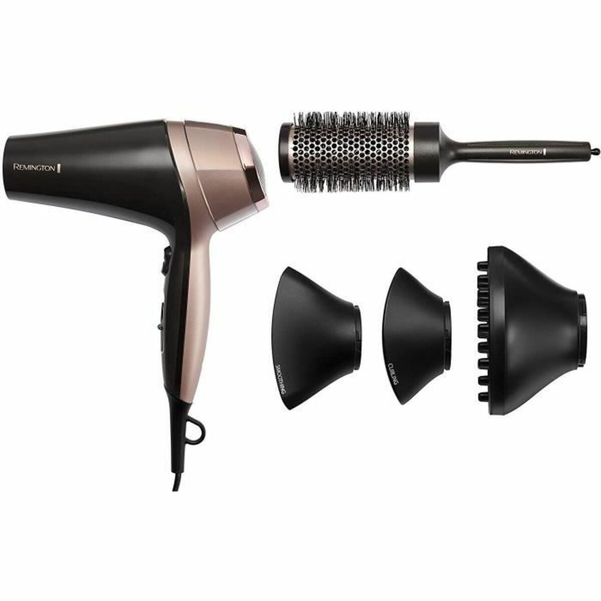 Фен Remington D5706 2200 W Чёрный Розовый Монохромный 2200 W (2 штук)-2