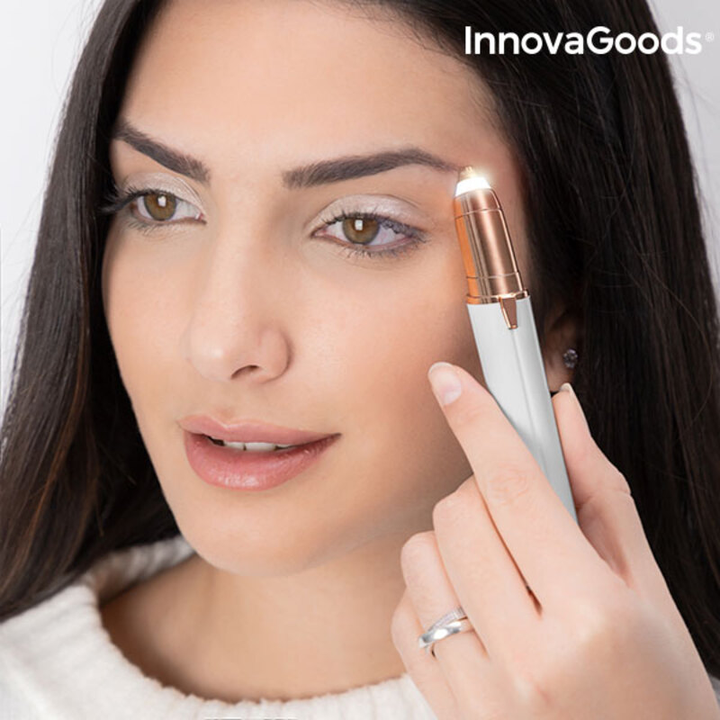 Высокоточный Эпилятор со Светодиодом для Лица InnovaGoods 121631 (Пересмотрено A)-2