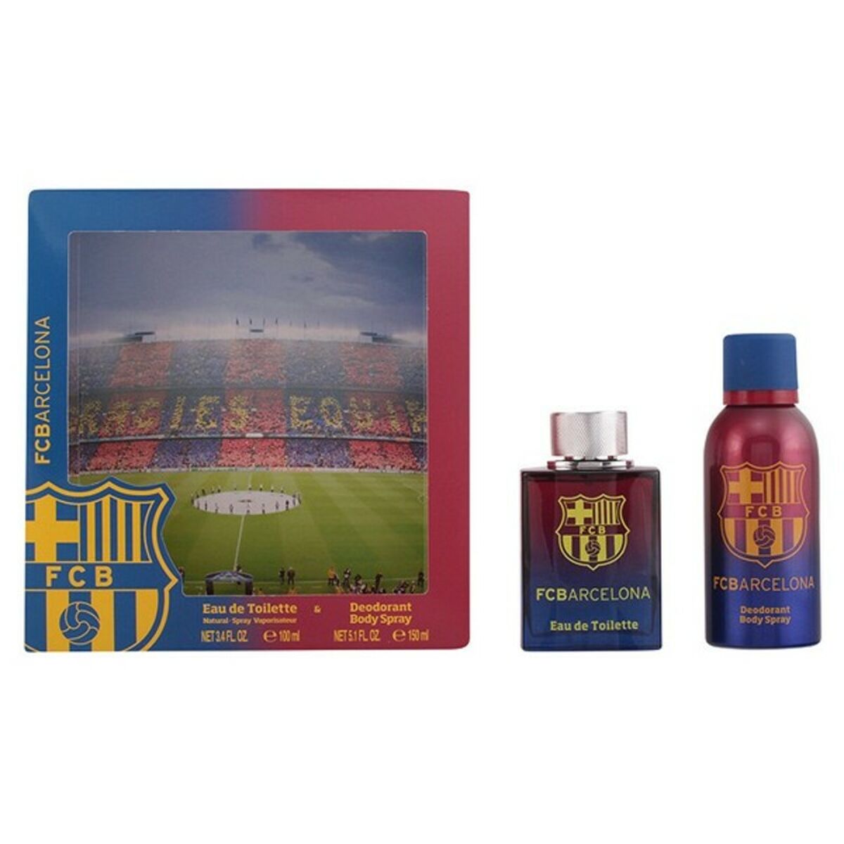 Conjunto de perfumes masculino F.C. Barcelona Sporting Brands 244. 151 (2 pcs) 2 Itens-2