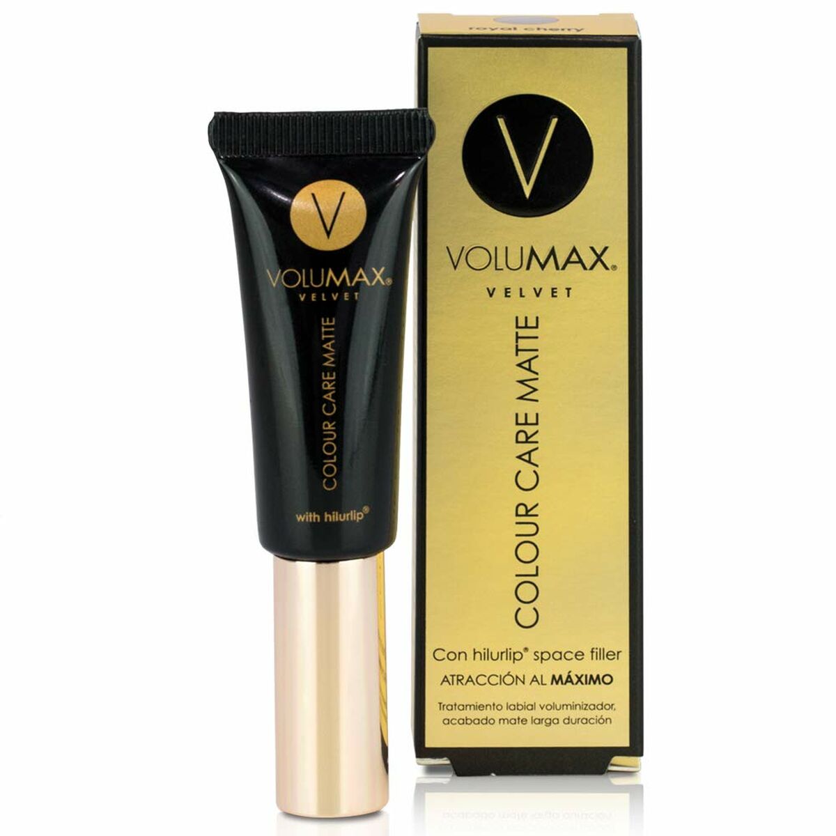 Цветной бальзам для губ Volumax Golden Nude Велюр матовый 7,5 ml