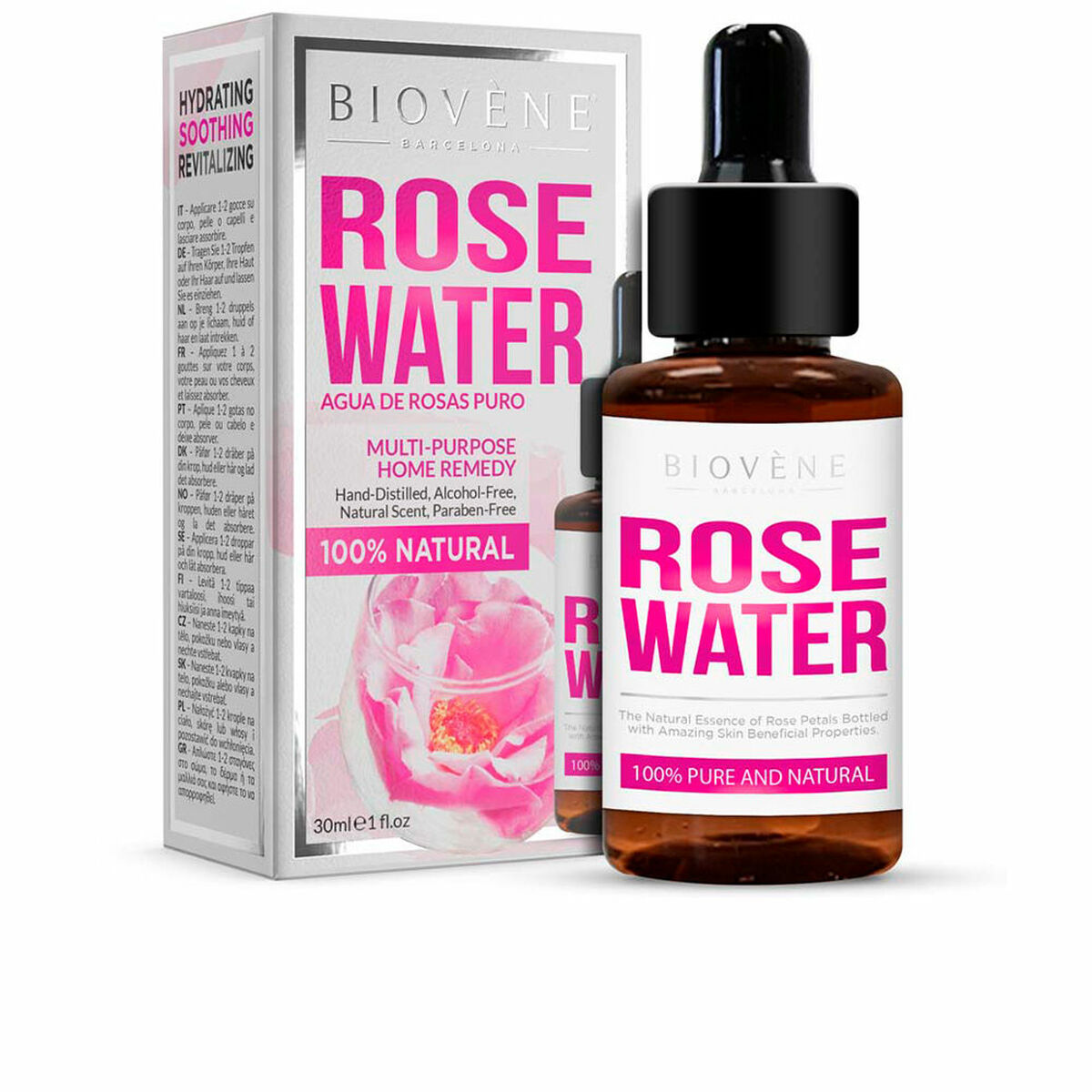 Тонизациялайтын қызғылт су Biovène 30 ml