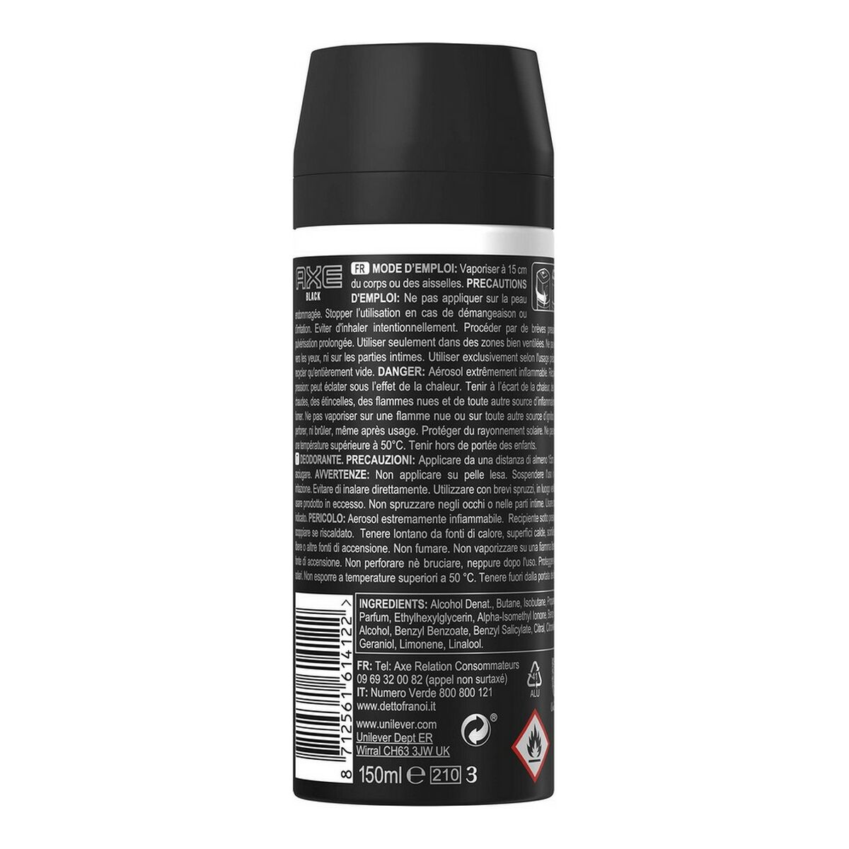 Deodorant spray Axe Black 150 ml-3