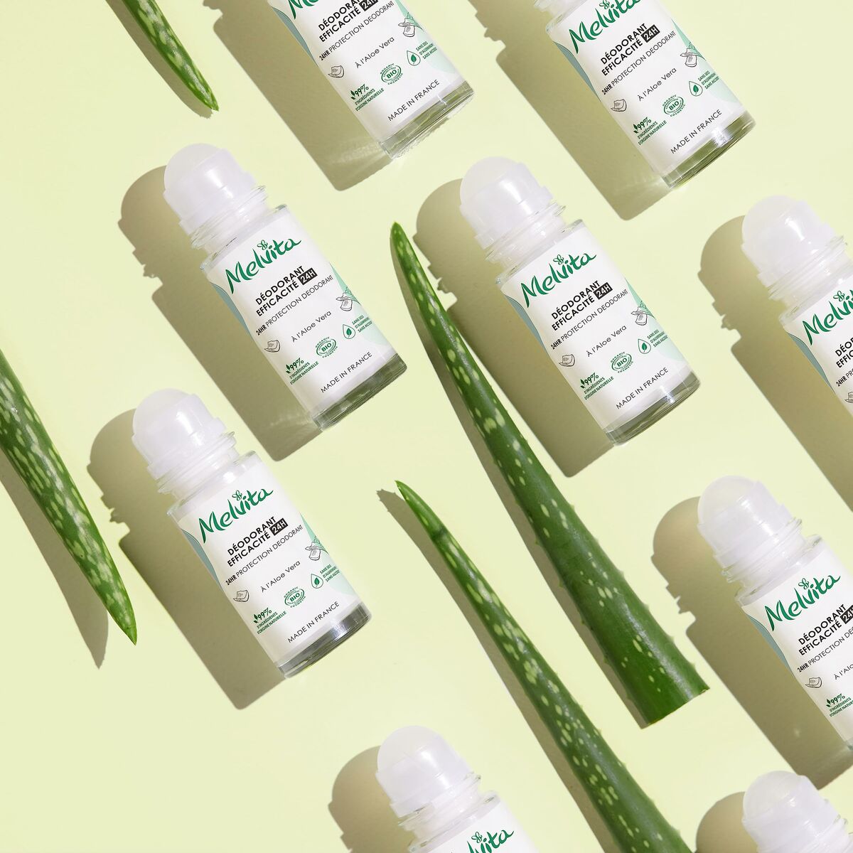 Шариковый дезодорант Melvita    Алоэ Вера 50 ml-3