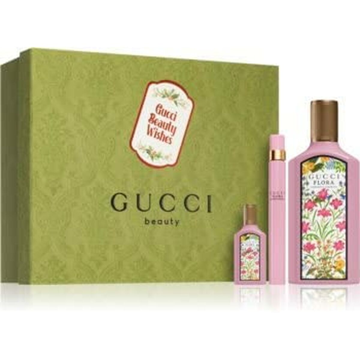 Gucci Flora Gorgeous Gardenia Women's Perfume Set 3 Items