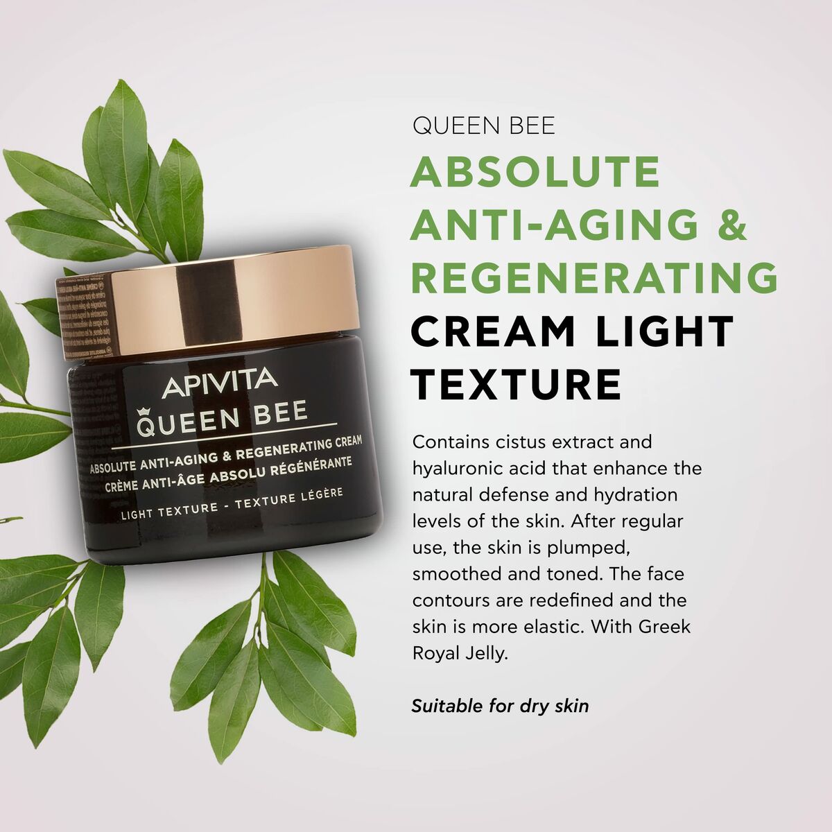 Crema per il viso Apivita Queen Bee antiviolenza 50 ml-2