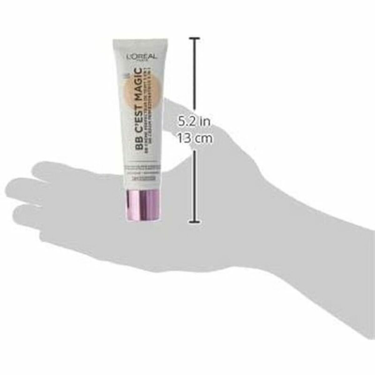 Crema idratante con colore 02 Light L'Oreal Make Up Magic Bb chiaro Spf 10 30 ml-2